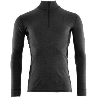 Термокофта мужская Aclima WarmWool 200 Mock Neck Men Marengo/Jet Black XXL