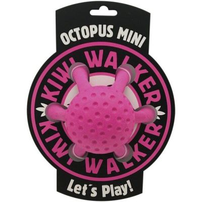 Игрушка для собак Kiwi Walker «Осьминог» розовый, 13 см
