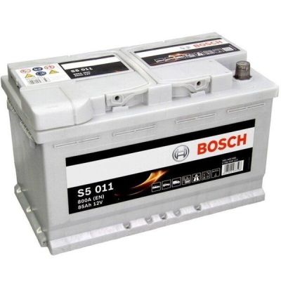 Автомобильный аккумулятор Bosch 85Ah-12v (S5011), R+, EN800 (5237869267) (0092S50110)