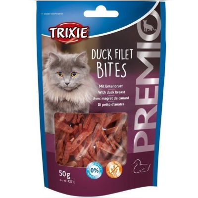 Лакомство для котов Trixie PREMIO Duck Filet Bites филе утки сушеное 50гр