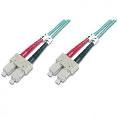 Оптический патчкорд DIGITUS SC/UPC-SC/UPC,50/125,OM3,duplex,3m