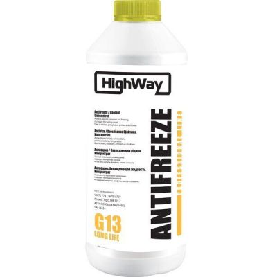 Антифриз Highway Antifreeze G13 концентрат Желтый 1,5л (131403941) (10025)