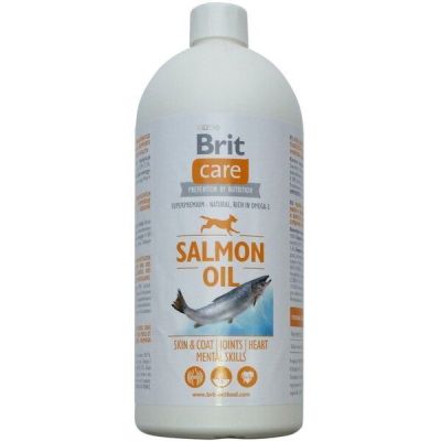 Витамины Brit Care для собак Масло лосося 1л
