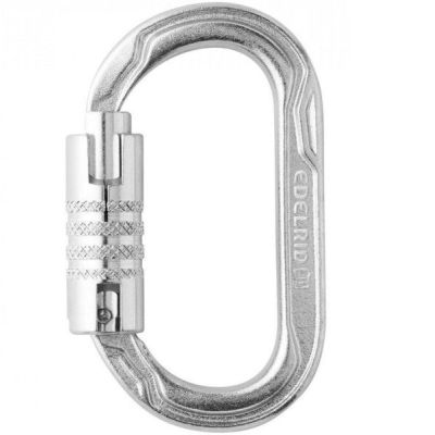 Карабин Edelrid Oval Power Steel Ansi Silver