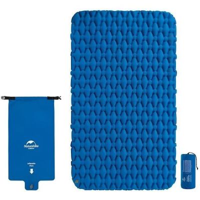 Коврик надувной Naturehike FC-11 NH19Z055-P, 65мм, голубой