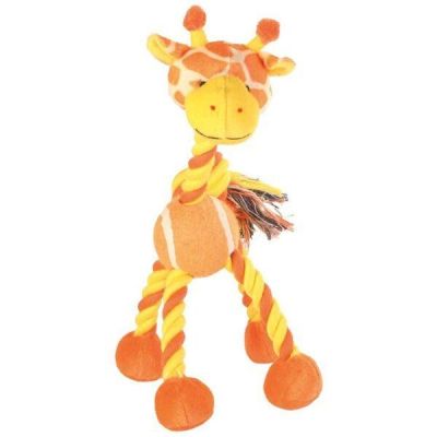 Игрушка для собак Trixie "из каната зебра, жираф" 28см, 1шт