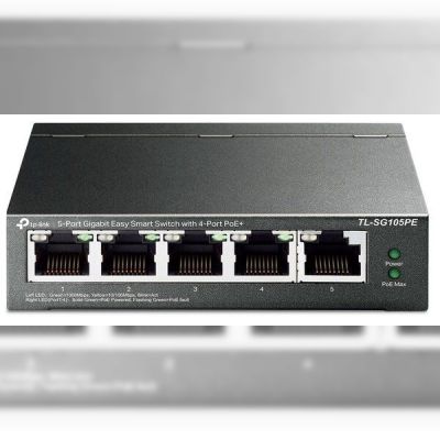 Коммутатор TP-LINK TL-SG105PE