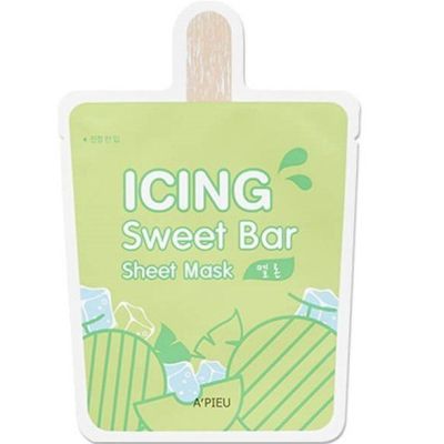 Тканевая маска для лица A'Pieu Icing Sweet Bar Дыня 21г