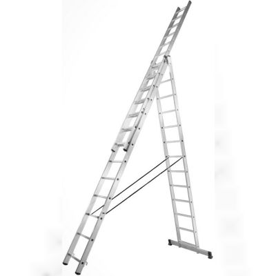 Алюмінієва трисекційна драбина Stark 3 * 12 SVHR3x12 (525312507)