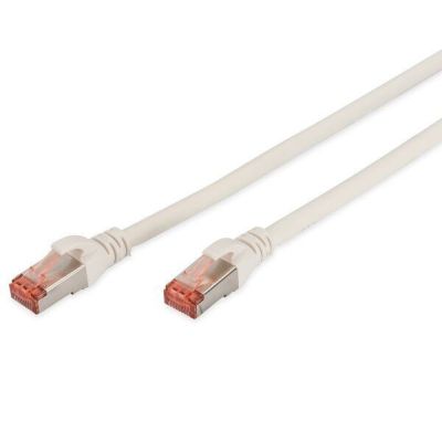 Патч-корд DIGITUS CAT 6 S-FTP, 2м, AWG 27/7, LSZH, белый