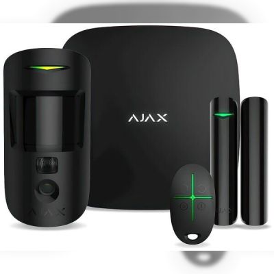 Комплект охранной сигнализации Ajax StarterKit Cam, черный