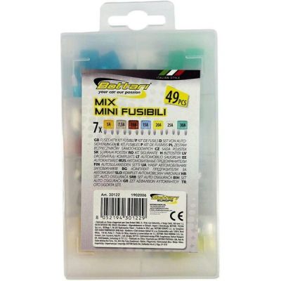 Предохранители BOTTARI набор 49шт Mix Mini Fusibili (30122-IS)
