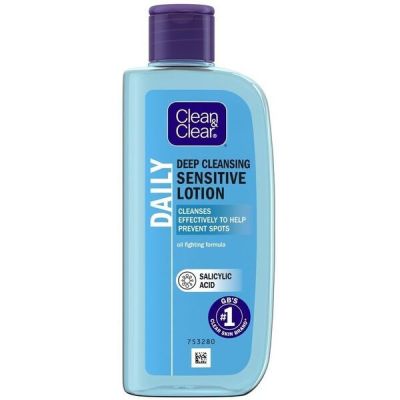 Clean & Clear лоcьон для глубокой очистки лица чувствительная кожа 200 мл