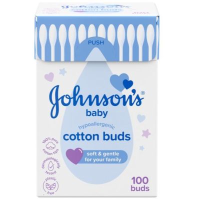 Палочки ватные Johnson’s baby 100шт