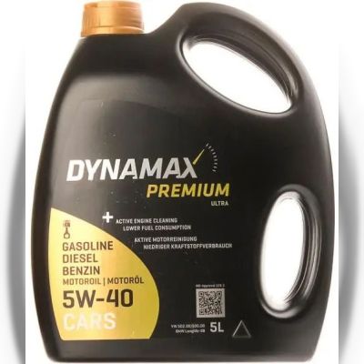 Моторна олива DYNAMAX ULTRA 5W40, 5 л (61342)
