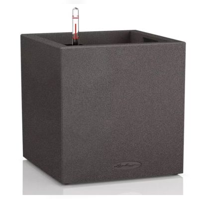 Вазон Lechuza Canto Stone Low 40, графіт (13722)