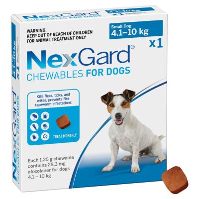 Таблетка Boehringer Ingelheim NexGard від 4 до 10 кг, 1 таблетка