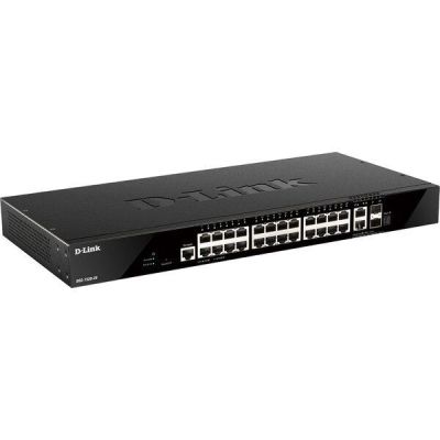 Коммутатор D-Link DGS-1520-28 24xGE 2xSFP, 2xSFP+ Управляемый, L3 (DGS-1520-28)