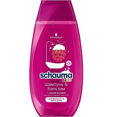 Шампунь-бальзам детский Schauma Kids с малиной 250мл
