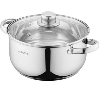 Кастрюля Ardesto Gemini Gourmet Aosta, 3.9 л, нержавеющая сталь (AR1939BC)