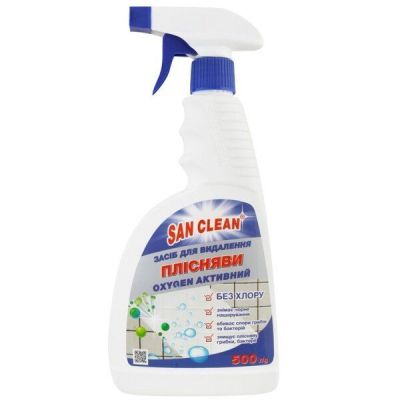 San Clean для удаления плесени без хлора 500г распылитель
