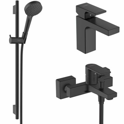 Набір змішувачів для ванни Hansgrohe Vernis Shape (71561670+71450670+26423670) (71561222)