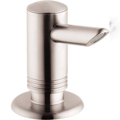 Дозатор для моющих средств Hansgrohe, 300мл, стальной (40418800)
