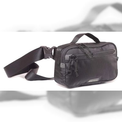 Сумка плечова поясна Travel Extreme ALPHA X-PAC black mat (TE09011)