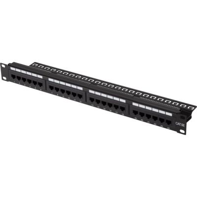 Патч-панель 2E САТ 5e, UTP, 19", 1U, 24 порта, собранная (2E-PPNL5E-UTP-24)