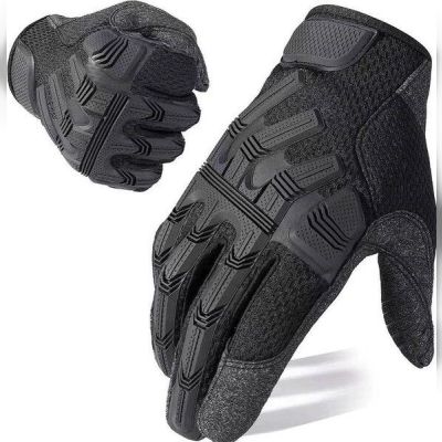 Перчатки тактические 2E, Full Touch, M, черные (2E-TACTGLOFULTCH-M-BK)