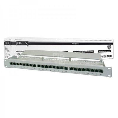 Патч-панель DIGITUS 19" 1U,24 порта, 6 FTP в сборе