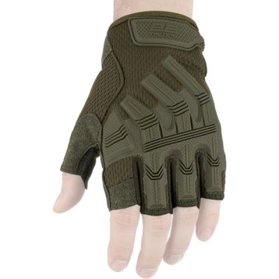 Перчатки тактические 2E, безпалые M, зеленые (2E-TACTGLOSUM-M-OG)