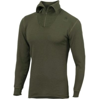 Термокофта-поло Aclima HotWool 230 Polo W/Zip Unisex Olive Night XXL