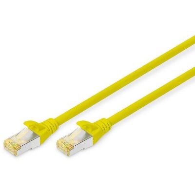 Патч-корд DIGITUS CAT 6a S-FTP, 1м, AWG 26/7, Cu, LSZH, желтый