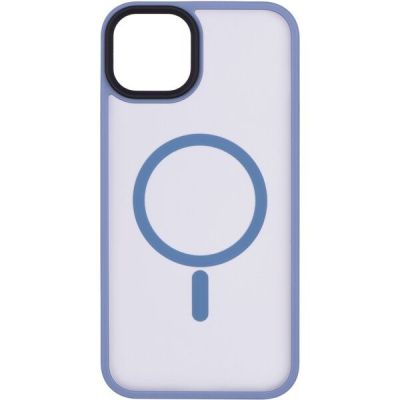 Чехол 2Е Basic для Apple iPhone 15 Plus, Soft Touch MagSafe Cover, Light Blue (2E-IPH-15PRM-OCLS-BL)