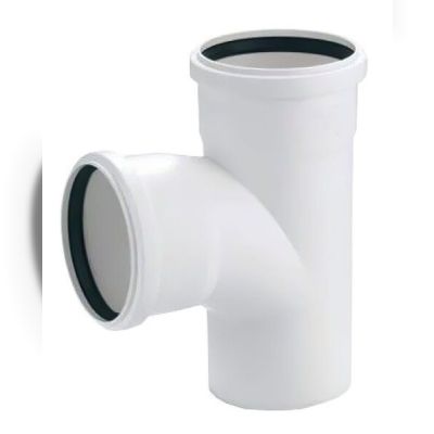 Тройник канализационный Rehau Raupiano Plus, 50-50-87 °