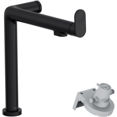 Смеситель для кухни Hansgrohe Aqittura M91, FilterSystem 240, черный матовый (76804670)