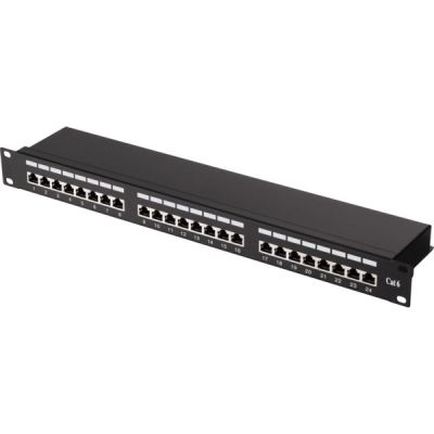 Патч-панель 2E САТ 6, FTP, 19", 1U, 24 порта, собранная (2E-PPNL6E-FTP-24)