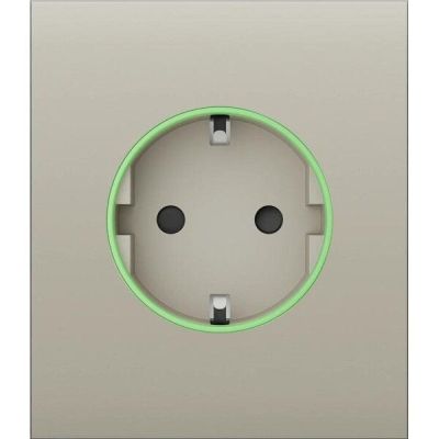 Центральная панель для встроенной розетки Ajax CenterCover for Outlet, Jeweler, беспроводной, ivory (000038794)