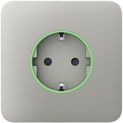 Передняя панель для встроенной розетки Ajax SoloCover for Outlet, Jeweler, беспроводная, oyster (000038785)