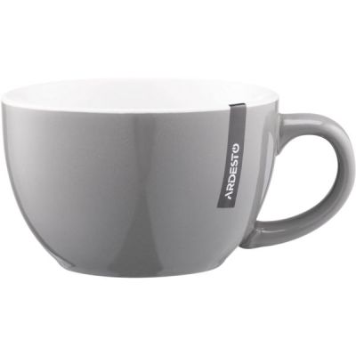 Чашка Ardesto Merino, 480 мл, серая, керамика (AR3486GY)