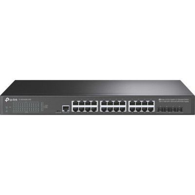 Коммутатор TP-LINK TL-SG3428X-UPS 24xGE