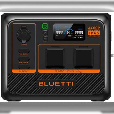 Портативна зарядна станція BLUETTI AC60P 600W