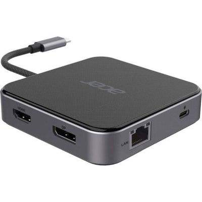 Док-станция Acer 7 in 1, 8K, HDMI, DP, 2xUSB3.2 (HP.DSCAB.013)