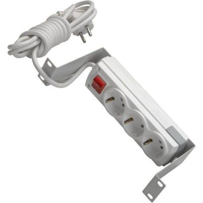 Блок распределения электропитания MIRSAN 10", 1U, блок 3хShuko