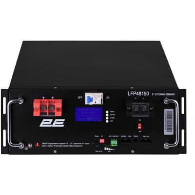 Аккумуляторная батарея 2E LFP48150 48V/150Ah 19" LCD 16S (2E-LFP48150-LCD)
