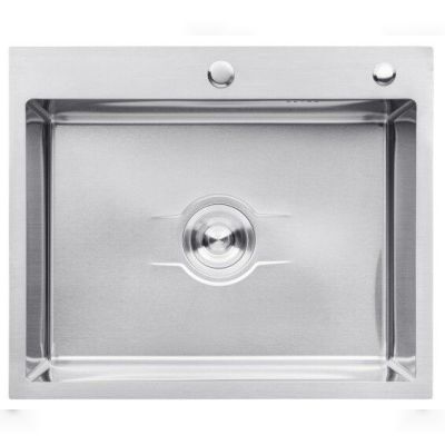 Кухонна мийка Kroner KRP Derby Brush-6050HM, 2.5/0.5 мм (CV027237)