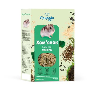 Корм для хом'яків Природа «Хом'ячок» 500 г