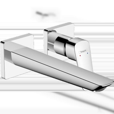 Змішувач для умивальника Hansgrohe Logis одноважільний, настінний, ПМ, хром (71256000)