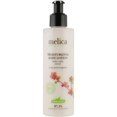 Увлажняющее молочко для тела Melica Organic с экстрактом кофе 200 мл